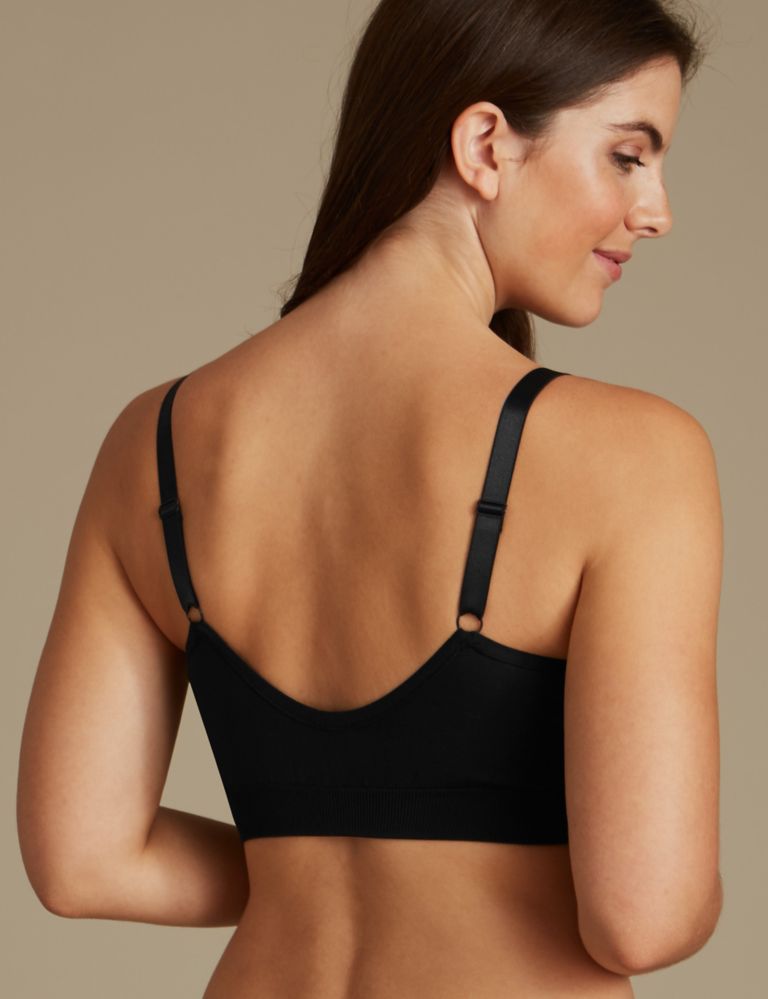 Seamfree Front Fastening Full Cup T-Shirt Bra A-E 3 of 5