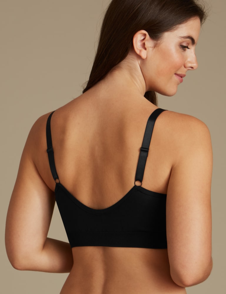 Seamfree Front Fastening Full Cup T-Shirt Bra A-E, M&S Collection