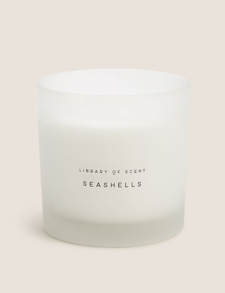 Seashells 3 Wick Candle | Library of Scent | M&S