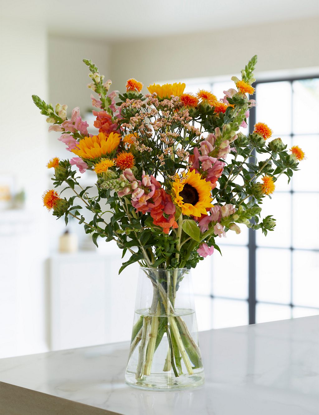 Seasonal Sunflower & Antirrhinum Bouquet 3 of 4