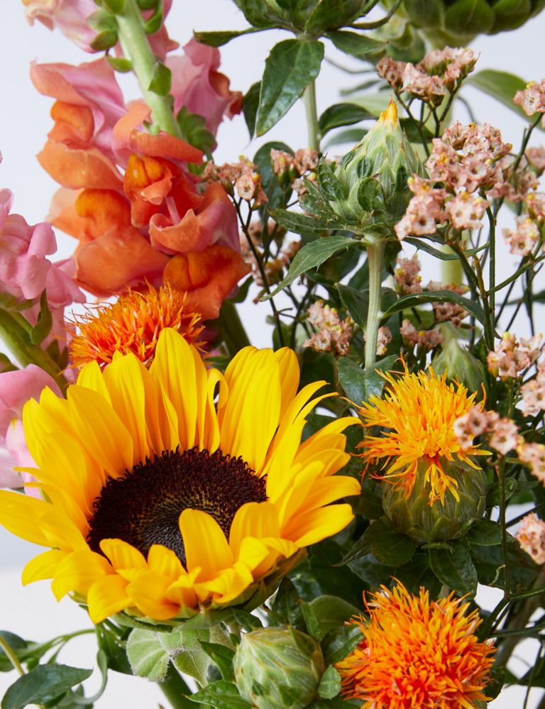Seasonal Sunflower & Antirrhinum Bouquet 4 of 4