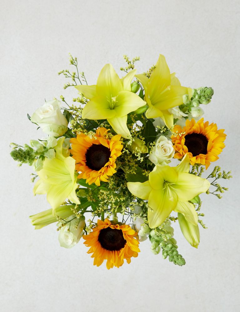Seasonal Sunflower & Lily Bouquet 2 of 4