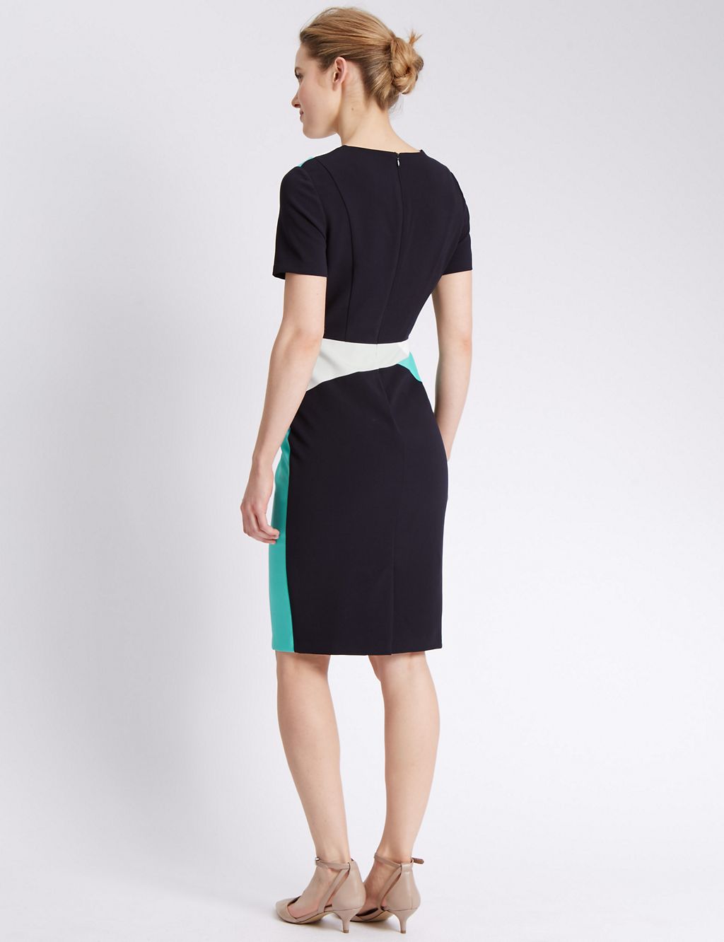 Secret Slimming™ Colour Block Shift Dress 2 of 3