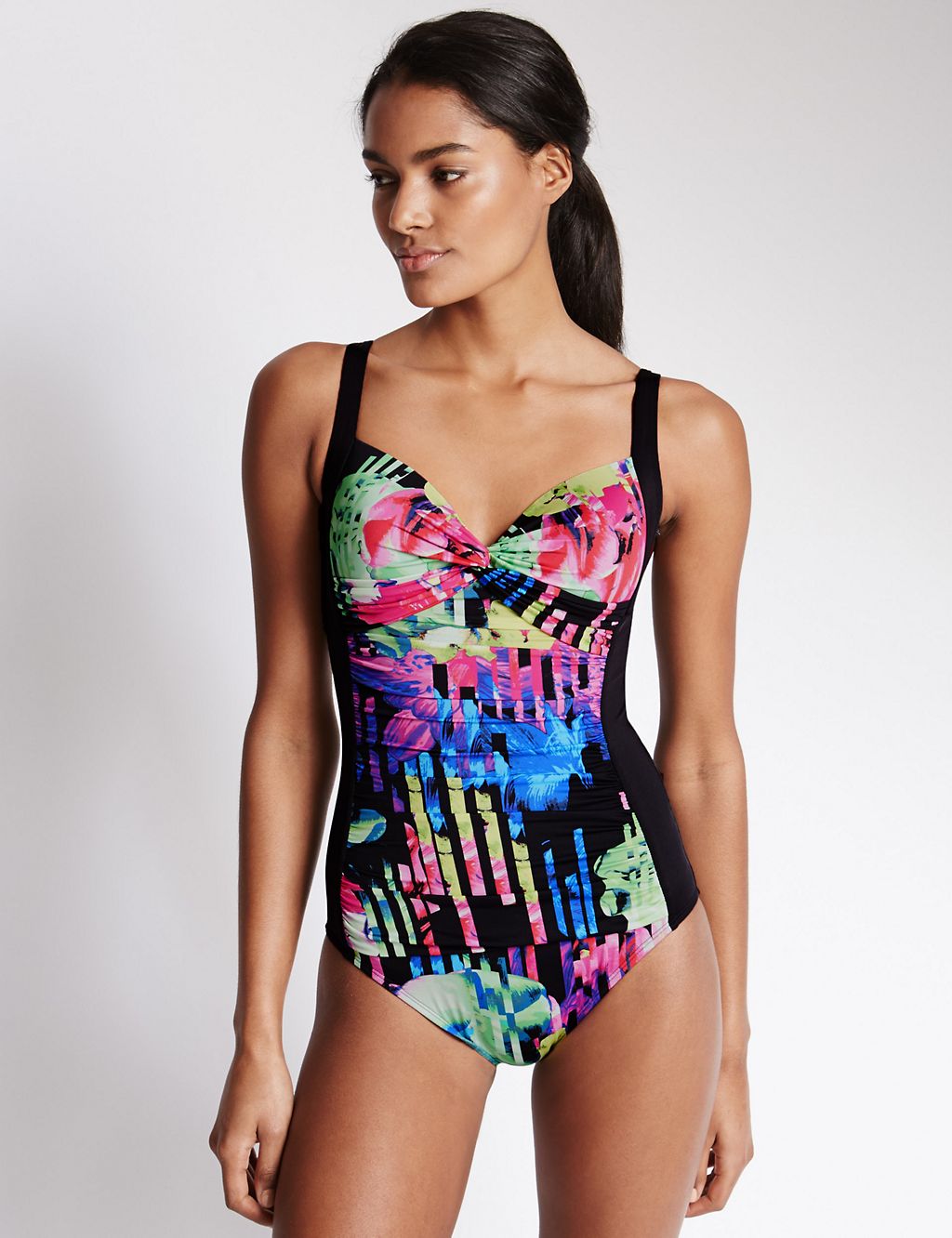 Secret Slimming™ Digital Floral Swimsuit 3 of 3