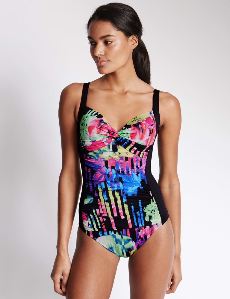 Secret Slimming Digital Floral Swimsuit M S Collection M S