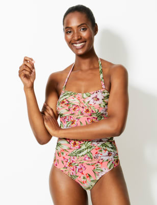 marks and spencer bandeau swimsuit