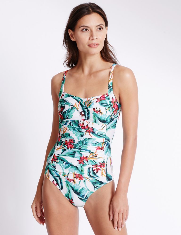 Secret Slimming™ Floral Print Swimsuit 1 of 3