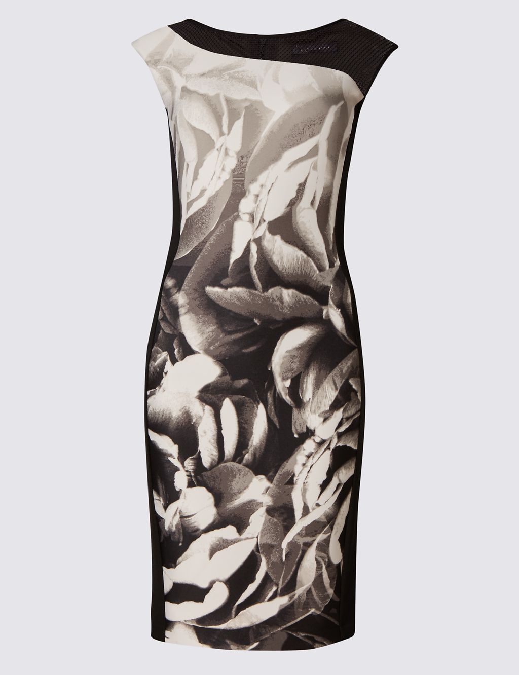 Secret Slimming™ Floral Scuba Bodycon Dress 1 of 3