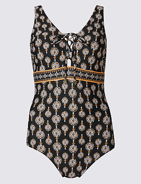 Secret Slimming™ Foulard Print Swimsuit Image 2 of 4