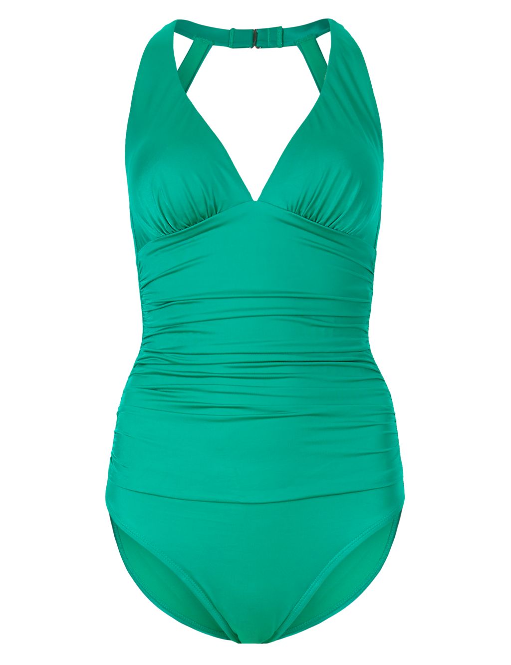 Secret Slimming™ Halterneck Plunge Swimsuit 1 of 3