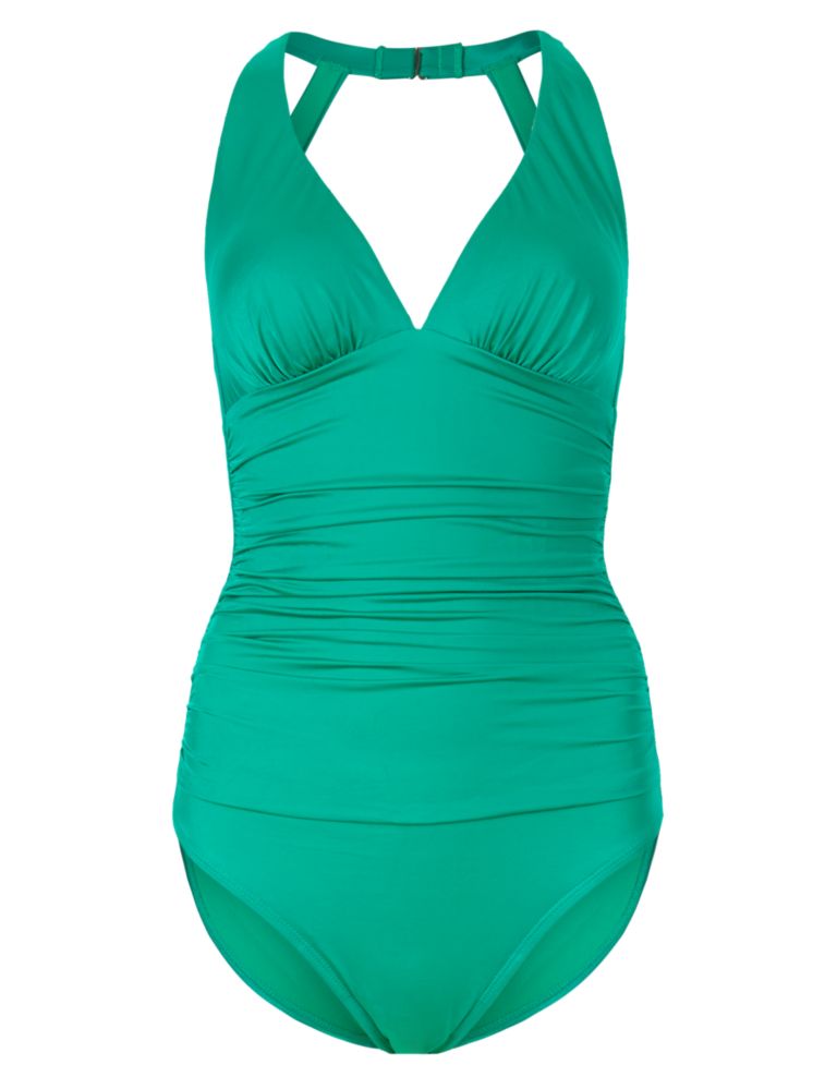 Secret Slimming™ Halterneck Plunge Swimsuit 2 of 3