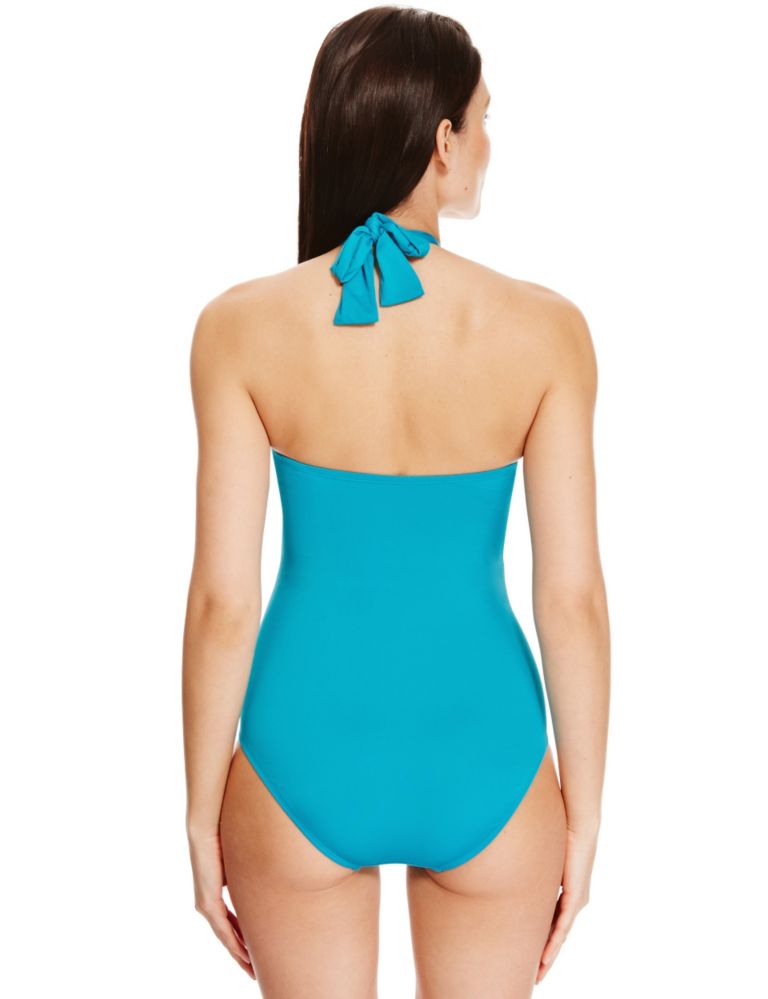 Secret Slimming™ Halterneck Twisted Front Swimsuit 4 of 4