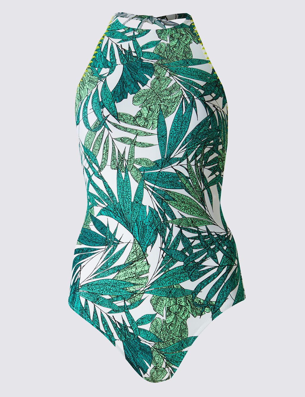 Secret Slimming™ High Neck Oaxaca Print Swimsuit 1 of 3
