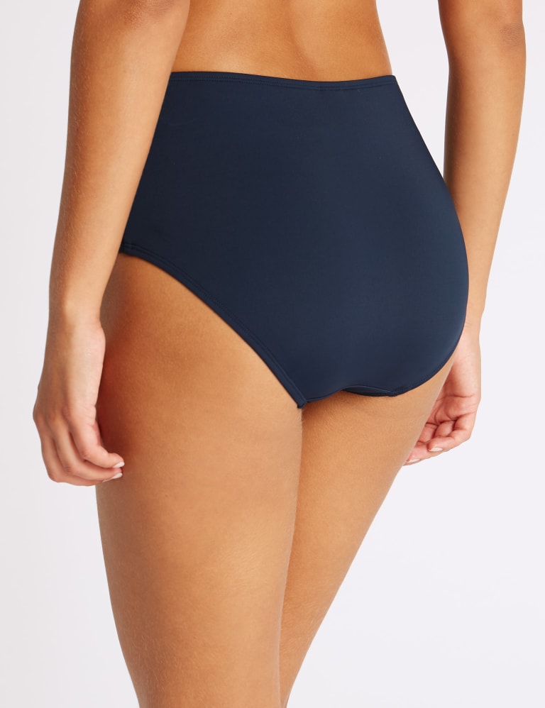 Secret Slimming™ High Waisted Bikini Bottoms M&S Collection M&S