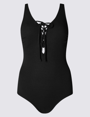 m&s black swimsuit