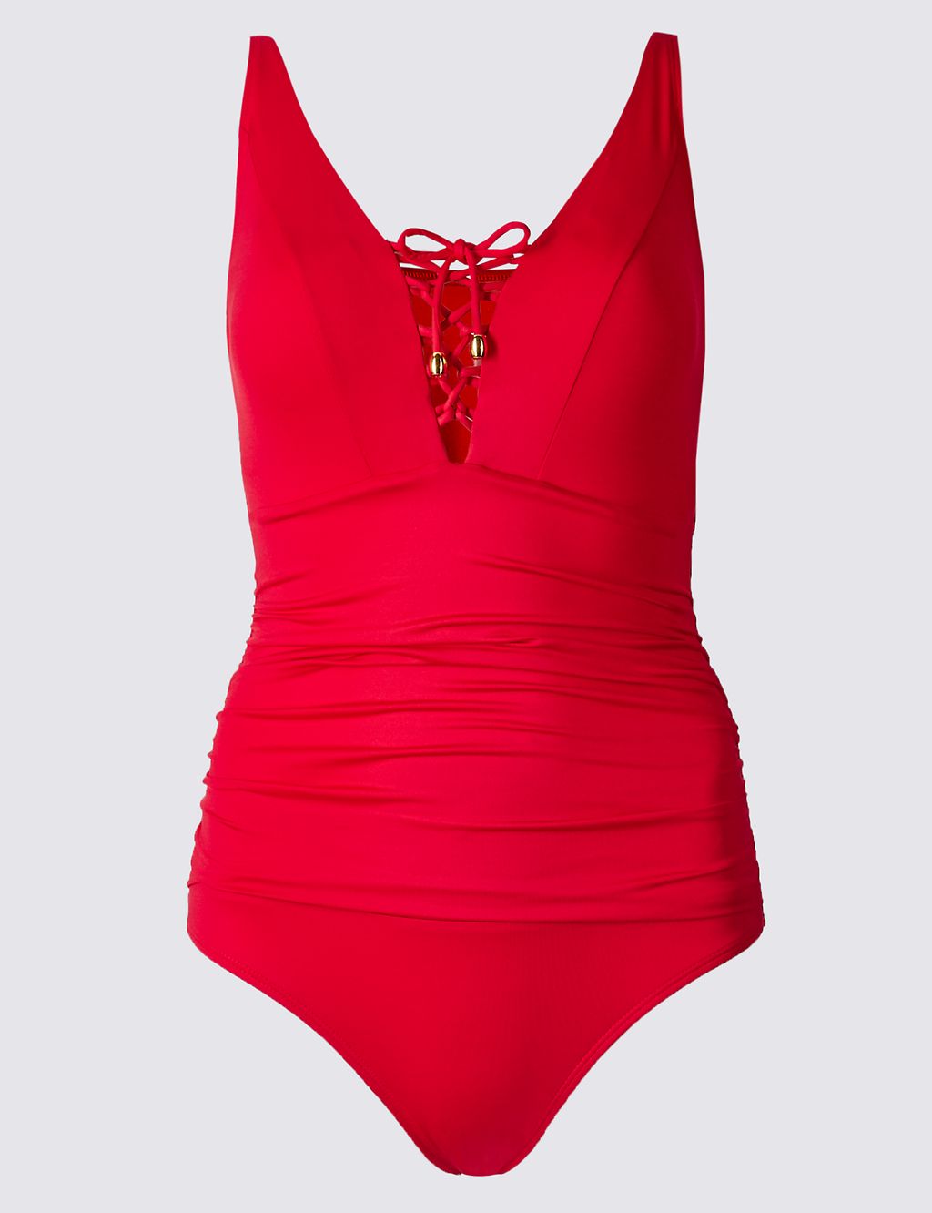 Secret Slimming™ Lace-up Swimsuit 1 of 3