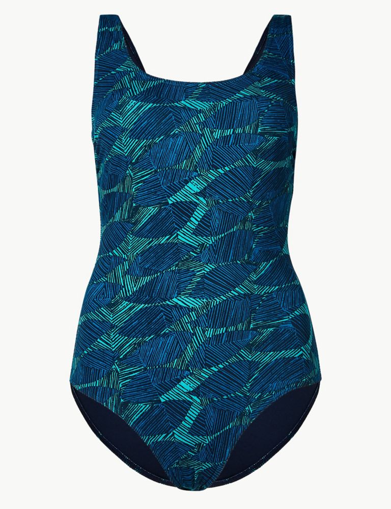 Secret Slimming™ Leaf Print Swimsuit 2 of 3