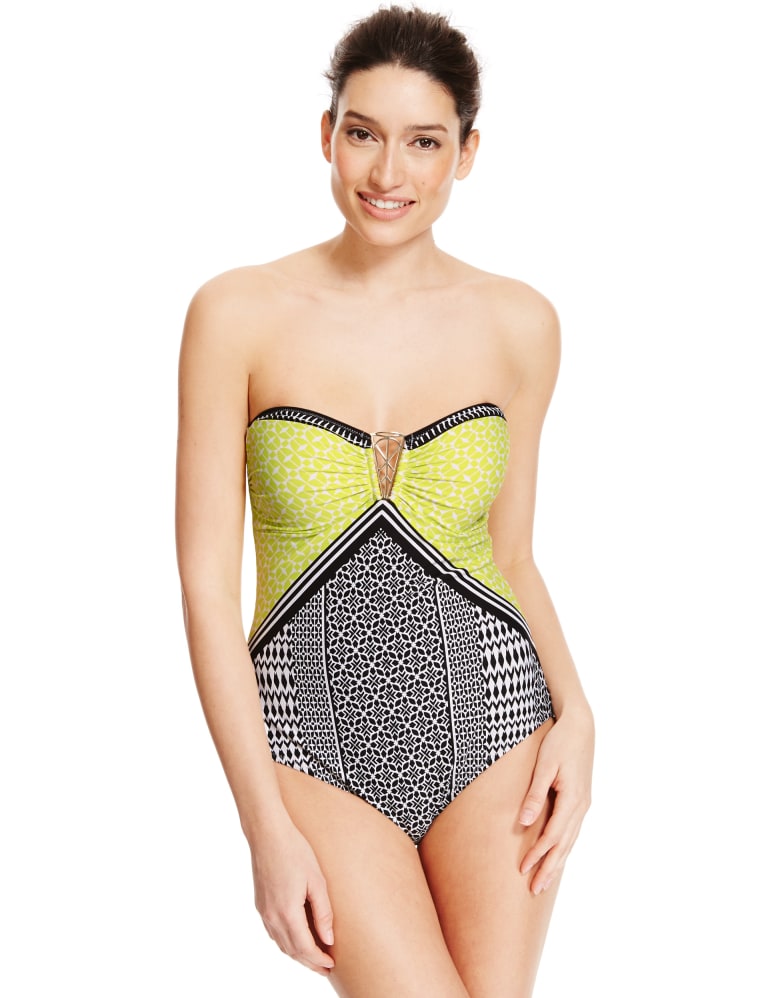 M&s longer hot sale length swimsuit