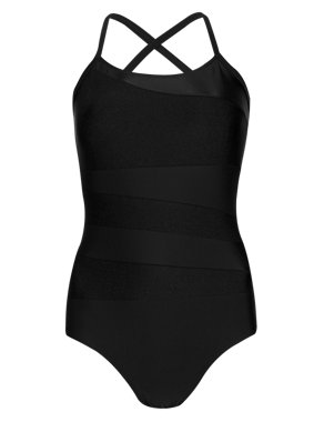 Secret Slimming™ Matt & Shine Padded Sporty Swimsuit Image 2 of 4
