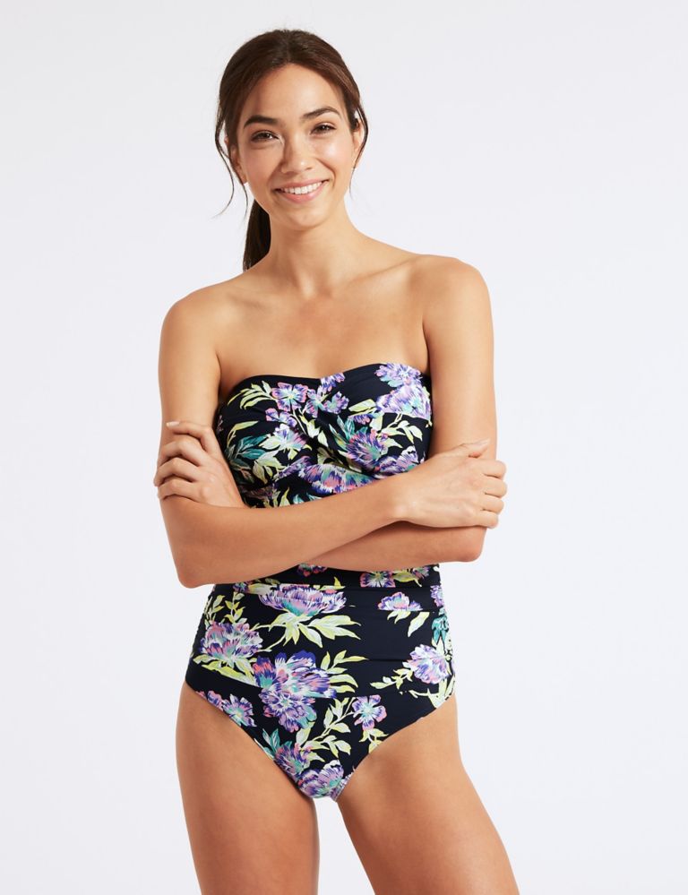 Secret Slimming™ Non-Wired Bandeau Swimsuit 1 of 6