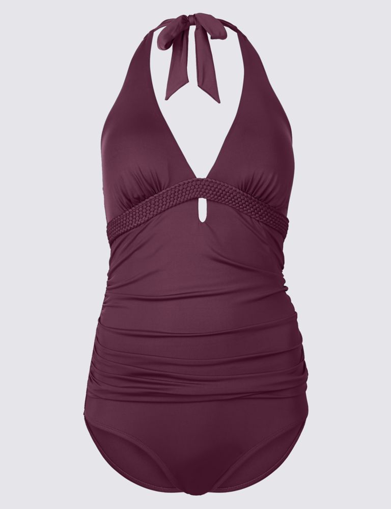 Secret Slimming™ Non-Wired Plunge Swimsuit 2 of 3