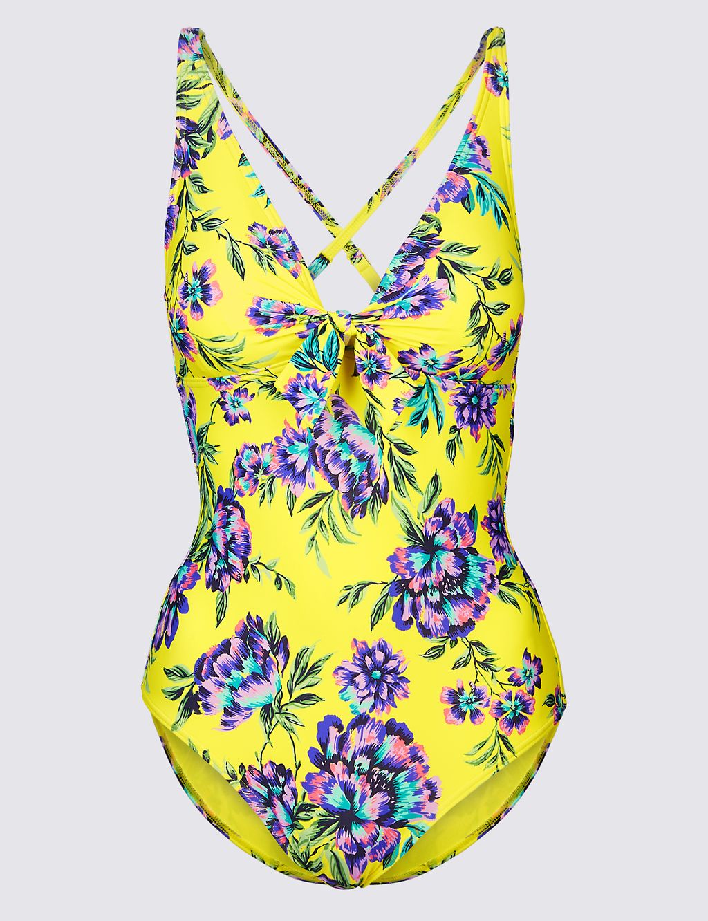 Secret Slimming™ Non-wired Plunge Swimsuit 1 of 4