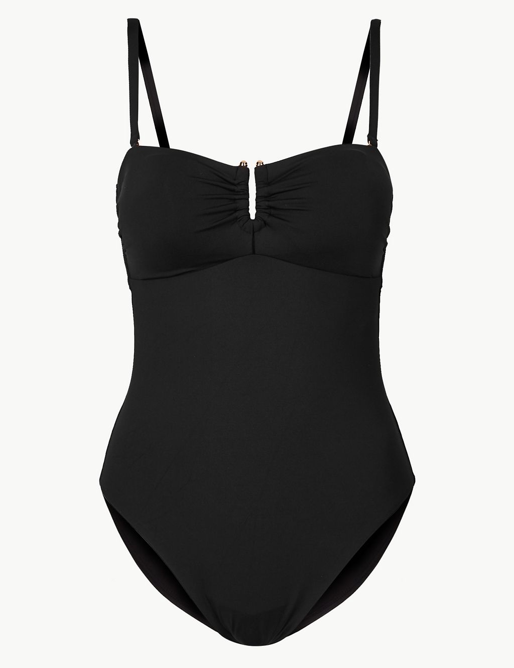 Secret Slimming™ Padded Bandeau Swimsuit | ROSIE | M&S