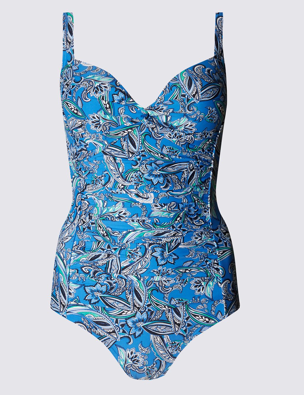 Secret Slimming™ Paisley Print Twist Swimsuit 1 of 3