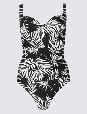 Secret Slimming™ Palm Leaf Print Swimsuit Image 2 of 3