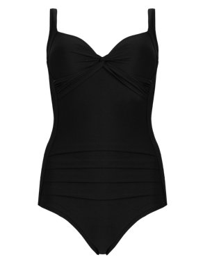 Secret Slimming™ Pleated Waist Padded Swimsuit Image 2 of 4