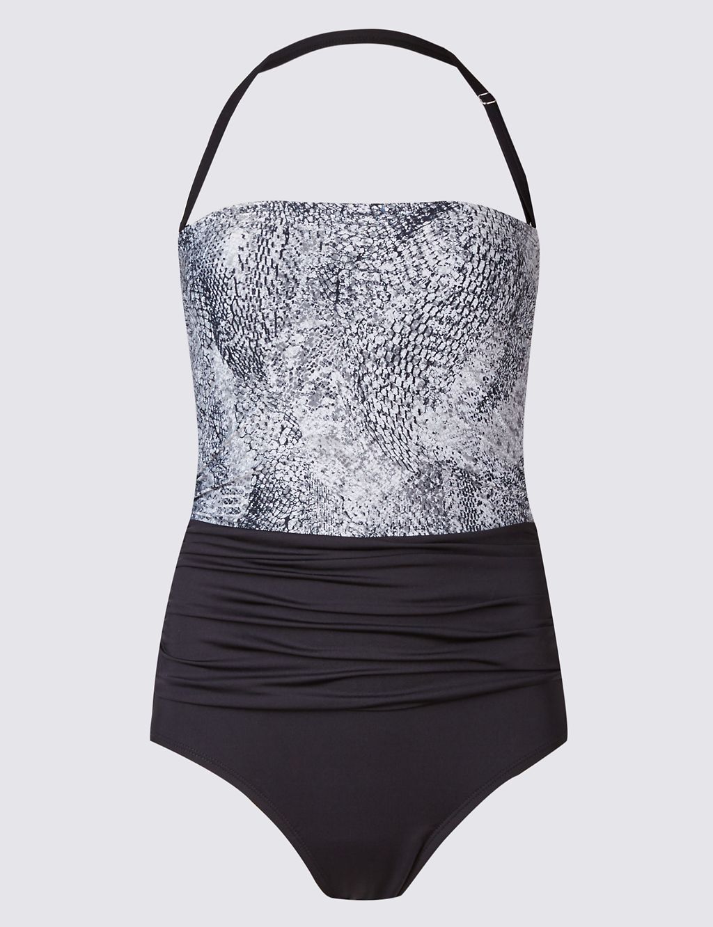 Secret Slimming™ Printed Bandeau Swimsuit 1 of 4