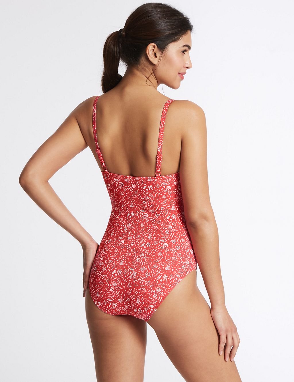 Secret Slimming™ Printed Plunge Swimsuit 2 of 3