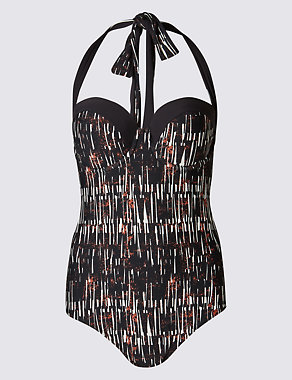 Secret Slimming™ Shard Print Underwired Swimsuit Image 2 of 8