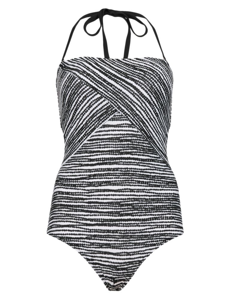 Secret Slimming™ Striped Bandeau Swimsuit 3 of 5