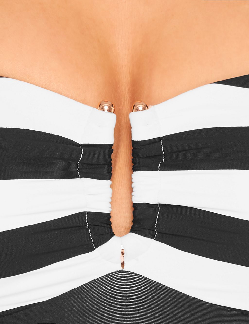 Secret Slimming™ Striped Bandeau Swimsuit 5 of 6