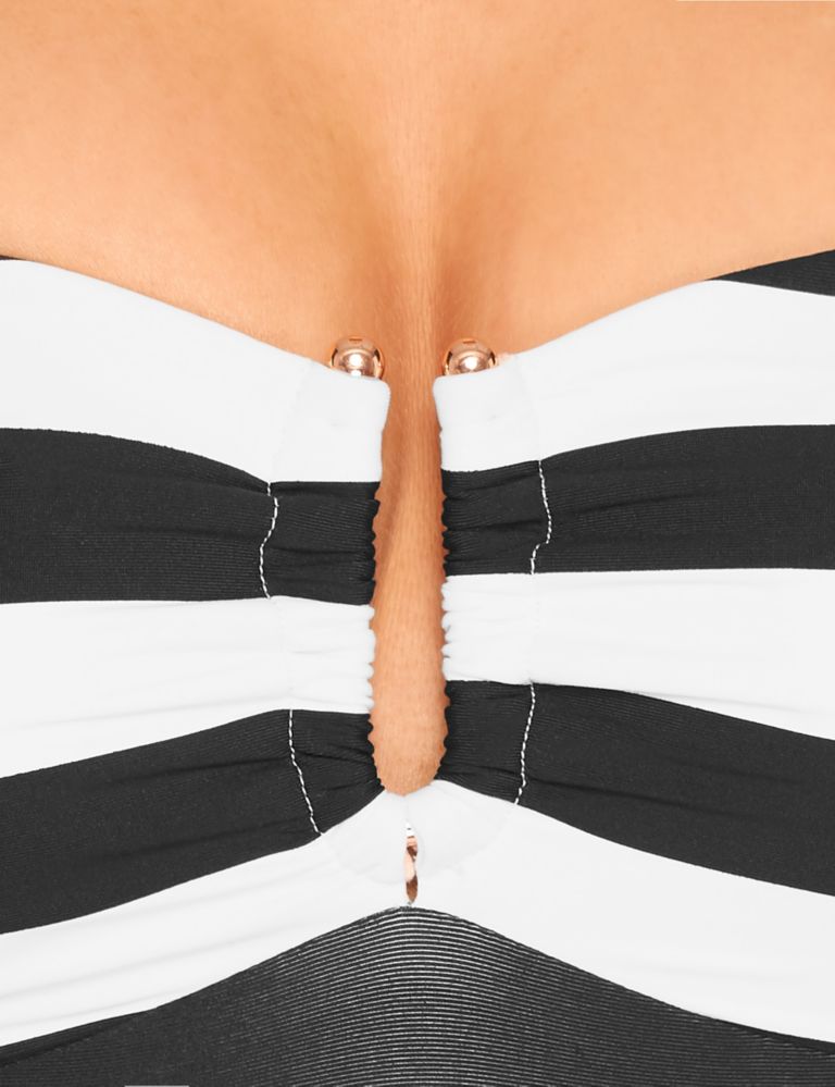 Secret Slimming™ Striped Bandeau Swimsuit 5 of 6