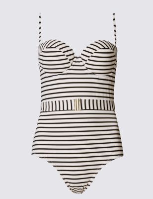 Secret Slimming™ Striped Swimsuit Image 2 of 4