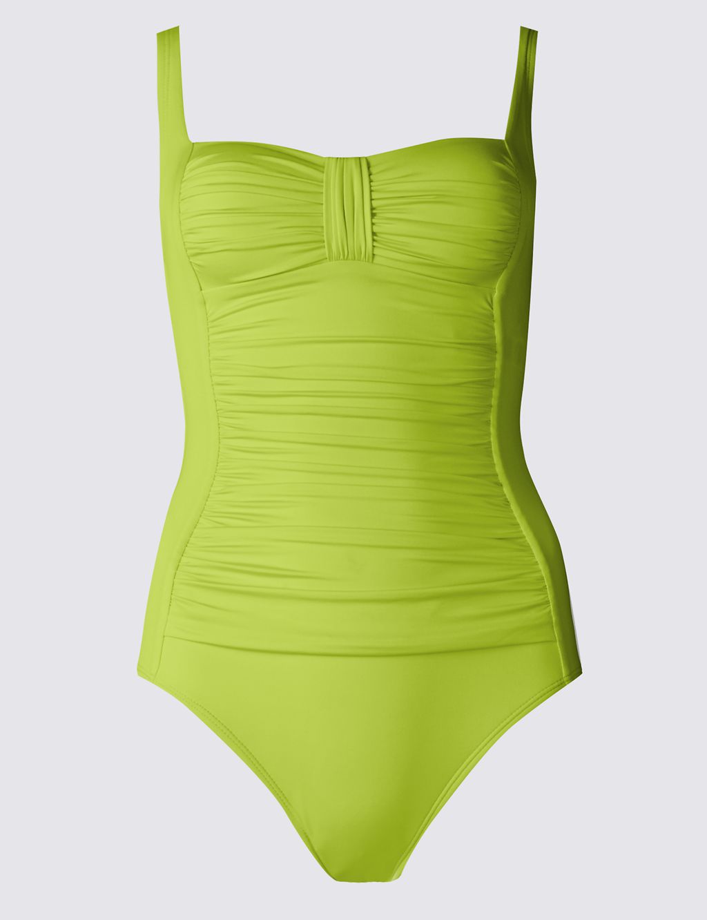 Secret Slimming™ Tab Front Ruched Swimsuit 1 of 3