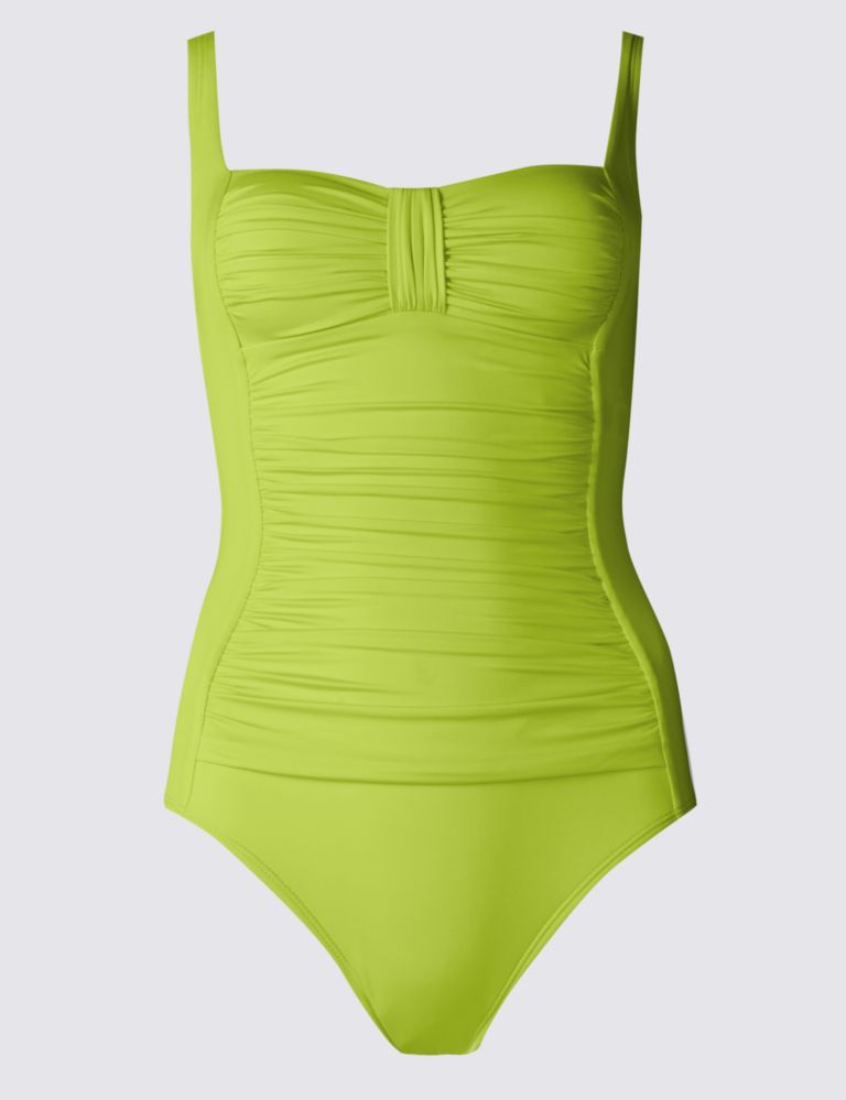 Secret Slimming™ Tab Front Ruched Swimsuit 2 of 3