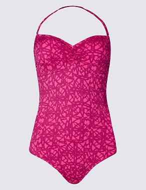 Secret Slimming™ Tile Print Swimsuit Image 2 of 4