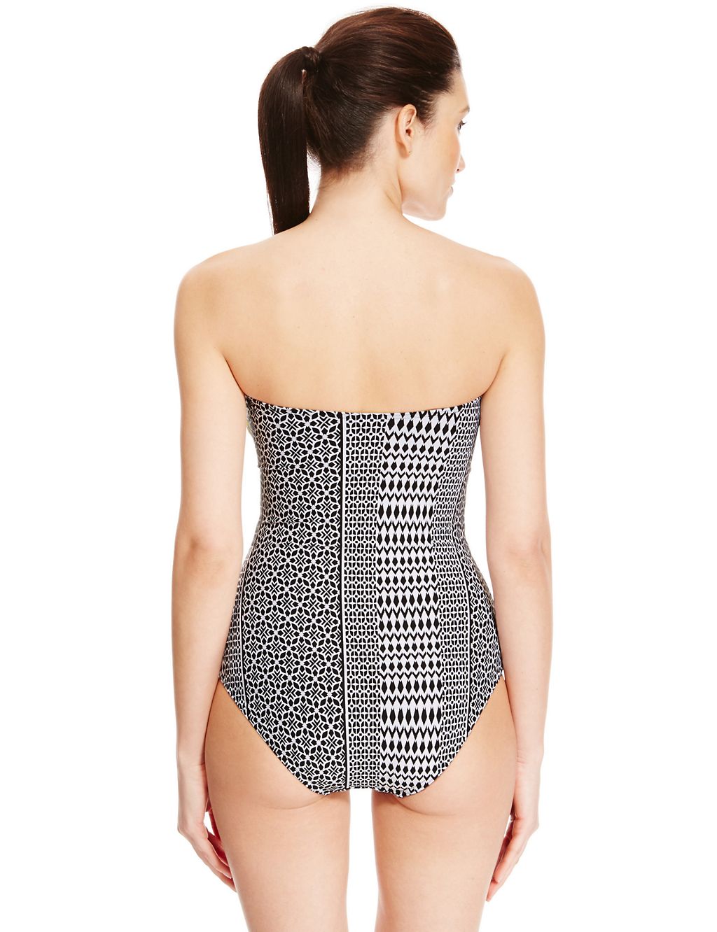 Secret Slimming™ Tribal Placement Print Swimsuit 2 of 5