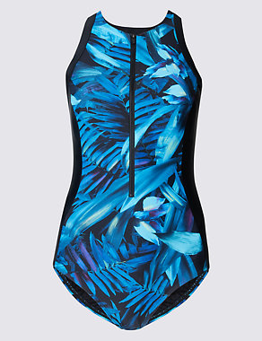 Secret Slimming™ Tropical Print Swimsuit Image 2 of 3