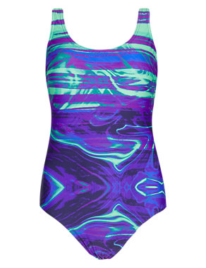 Secret Slimming™ Water Striped Swimsuit Image 2 of 4
