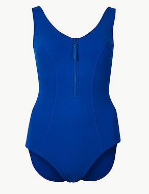 Secret Slimming™ Zip-Up Swimsuit Image 2 of 3