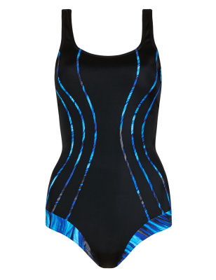 m&s longer length swimsuit