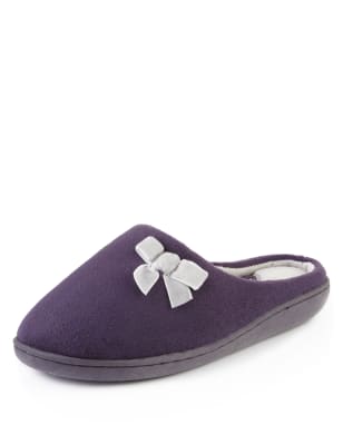 Bow mule online slippers