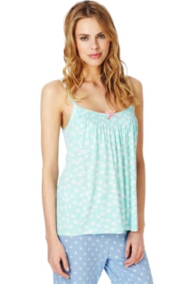 Secret Support™ Floral Smocked Camisole Pyjama Top, M&S Collection