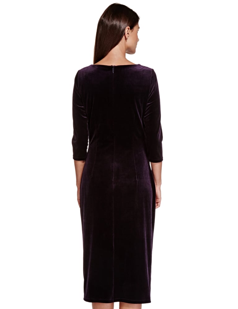 M and s velvet dress clearance