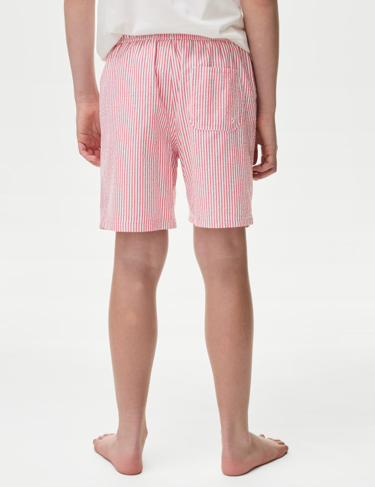 Seersucker Striped Swim Shorts (6-16 Yrs) 4 of 6