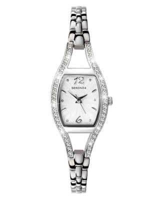 Sekonda Dress Tonneau Silver Watch Sekonda M S